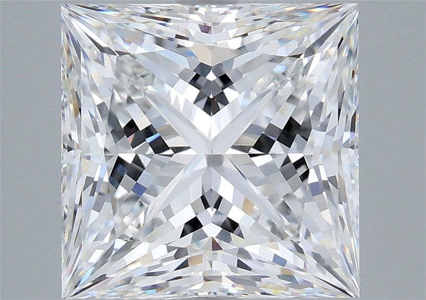 5.54 Carat E-VVS2 Princess Lab Diamond