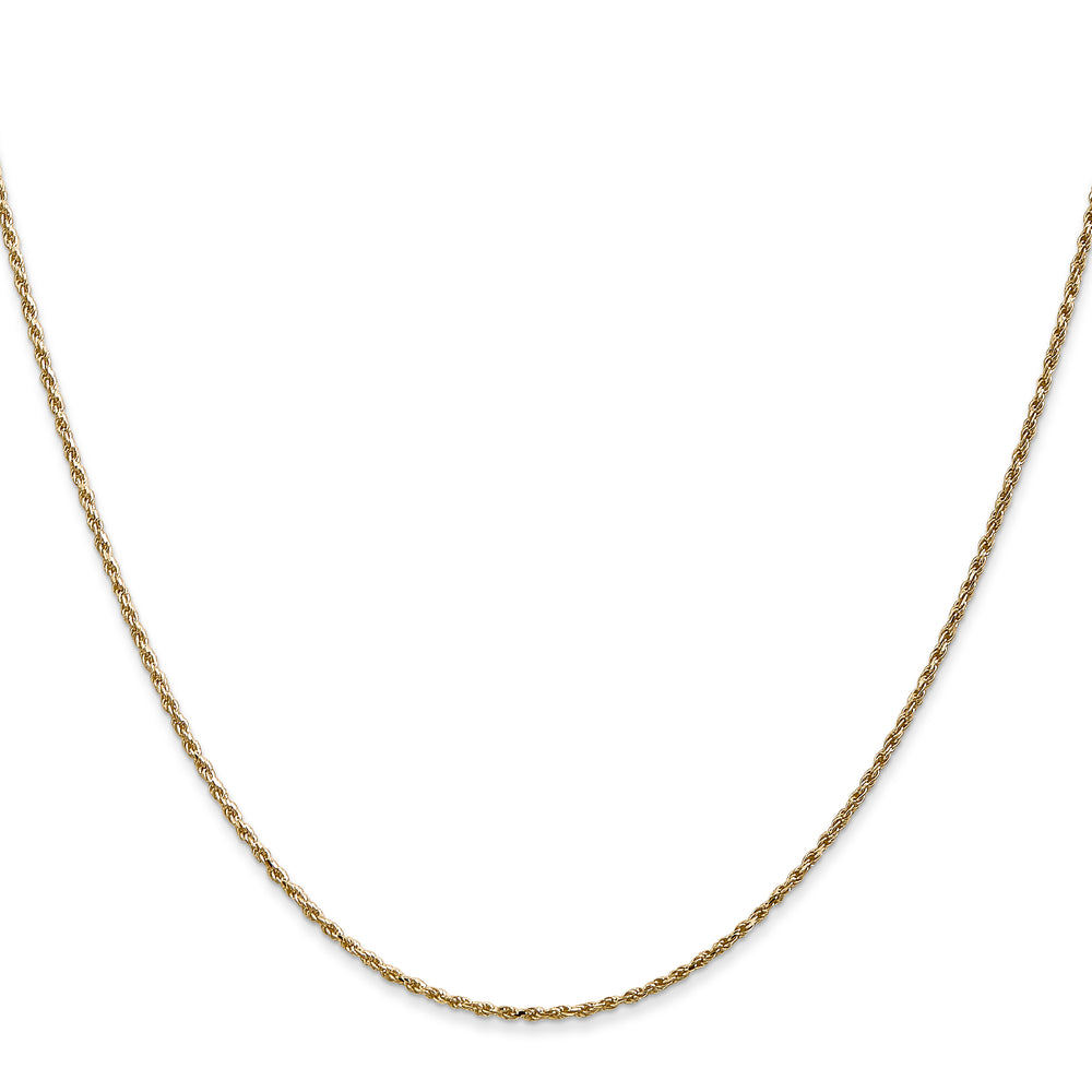 14k 1.15mm D/C Machine-made Rope Chain