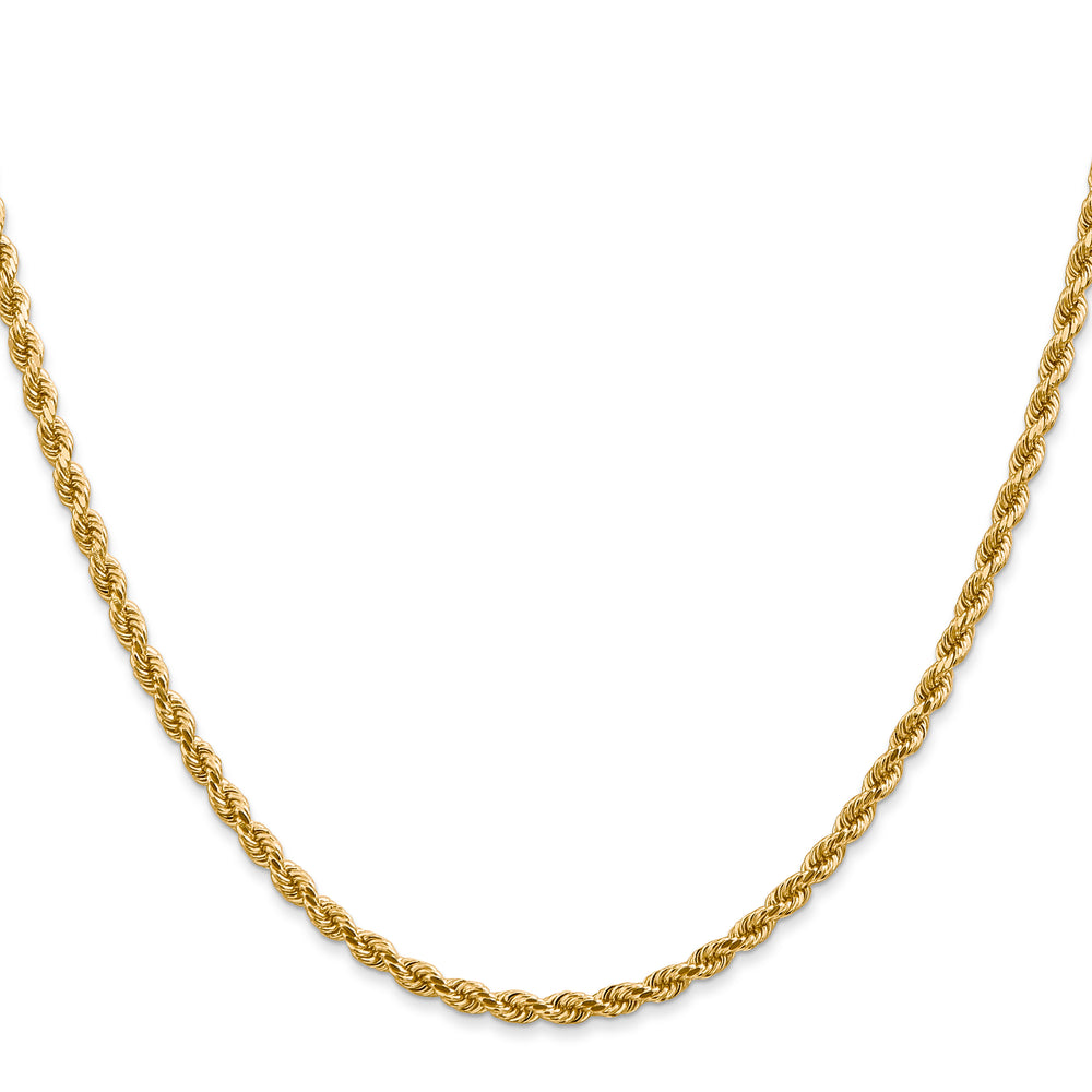 14k 2.75mm Diamond-cut Rope Chain