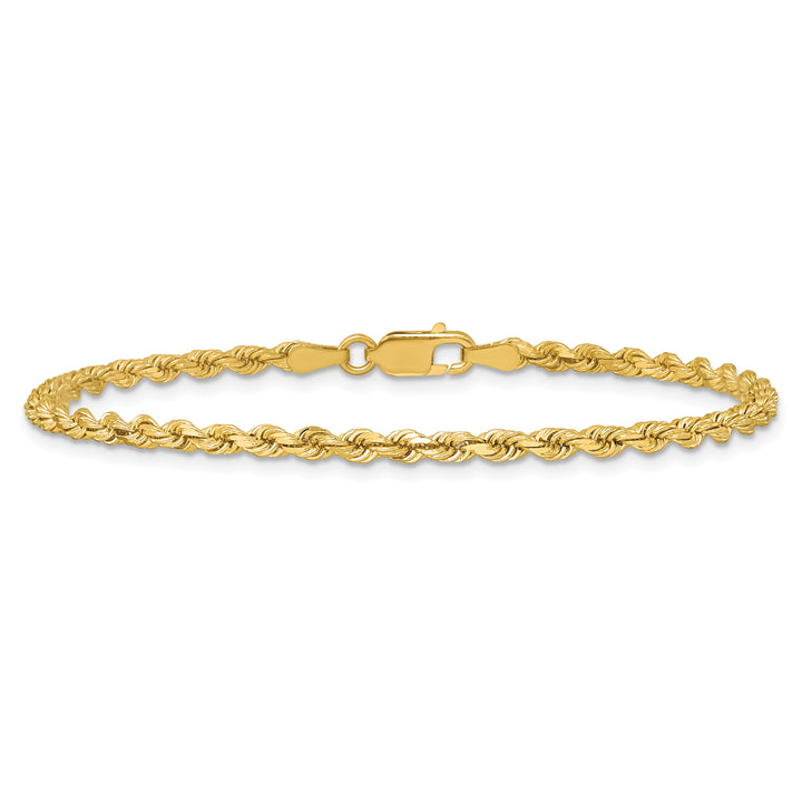 14k 2.75mm Diamond-cut Rope Chain