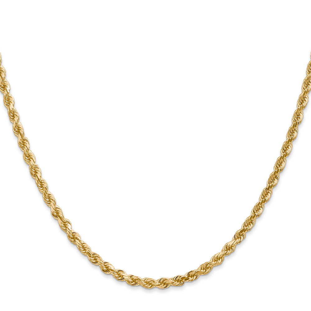 14k 3.0mm Diamond-cut Rope Chain