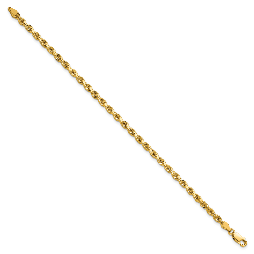 14k 3.75mm Diamond-cut Rope Chain