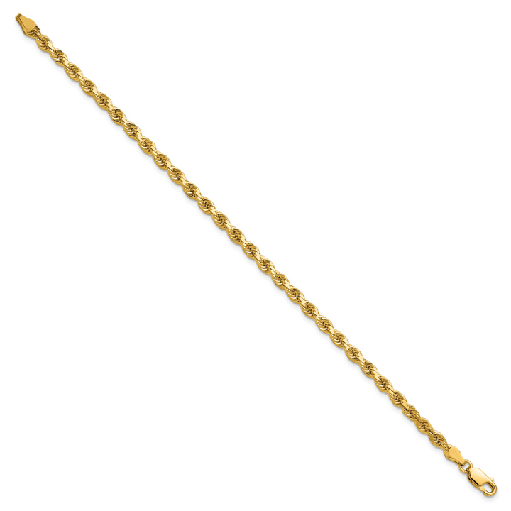 14k 3.75mm Diamond-cut Rope Chain