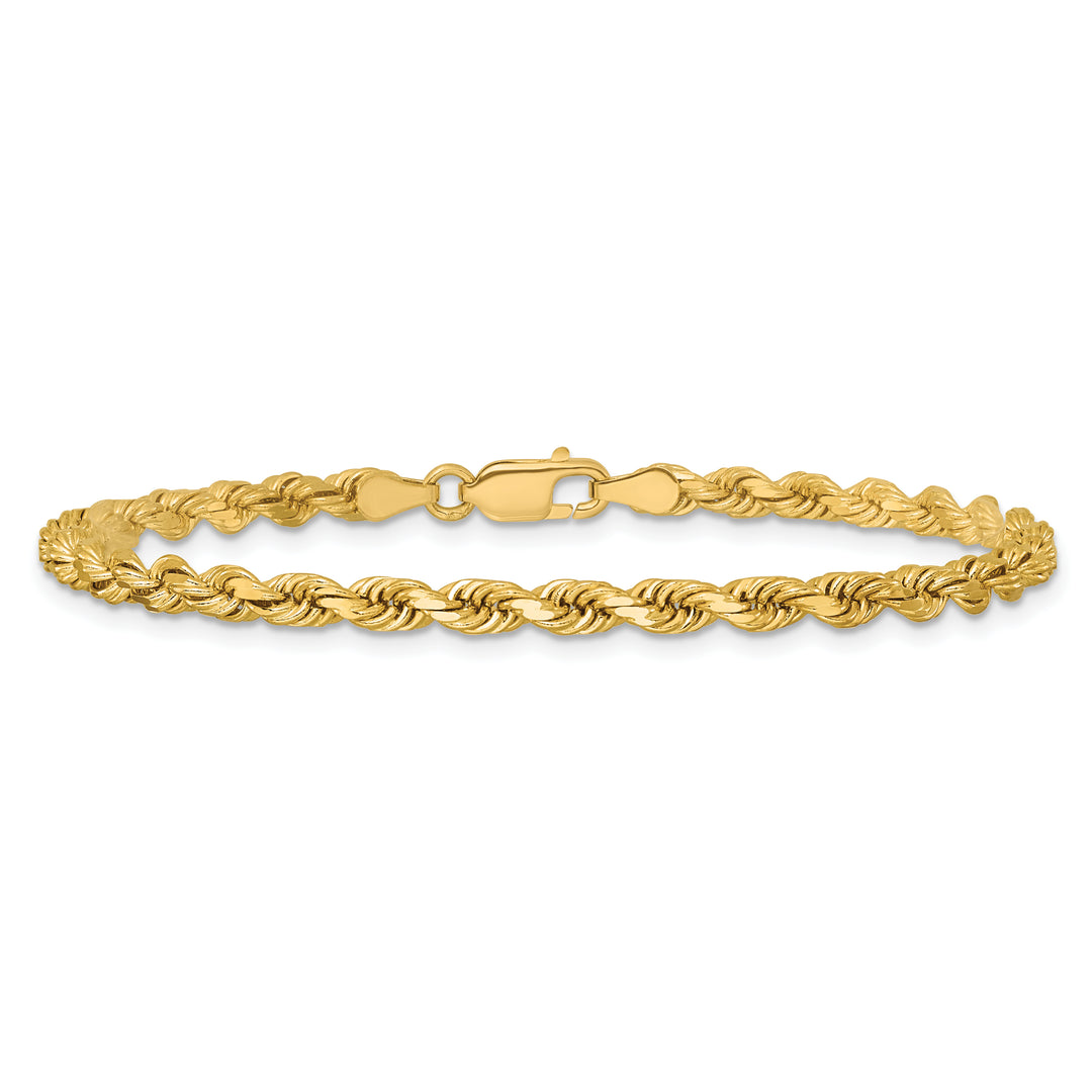 14k 3.75mm Diamond-cut Rope Chain