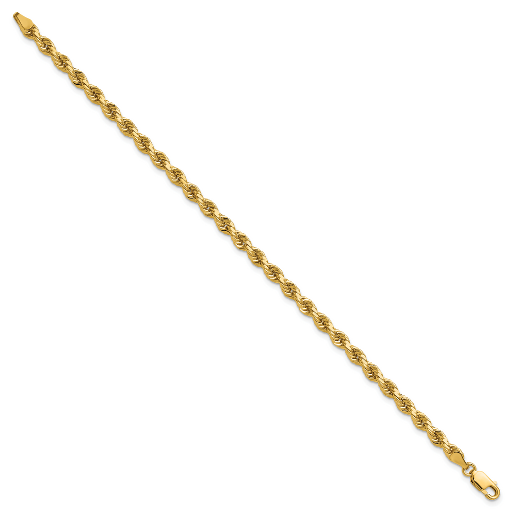14k 4.0mm Diamond-cut Rope Chain
