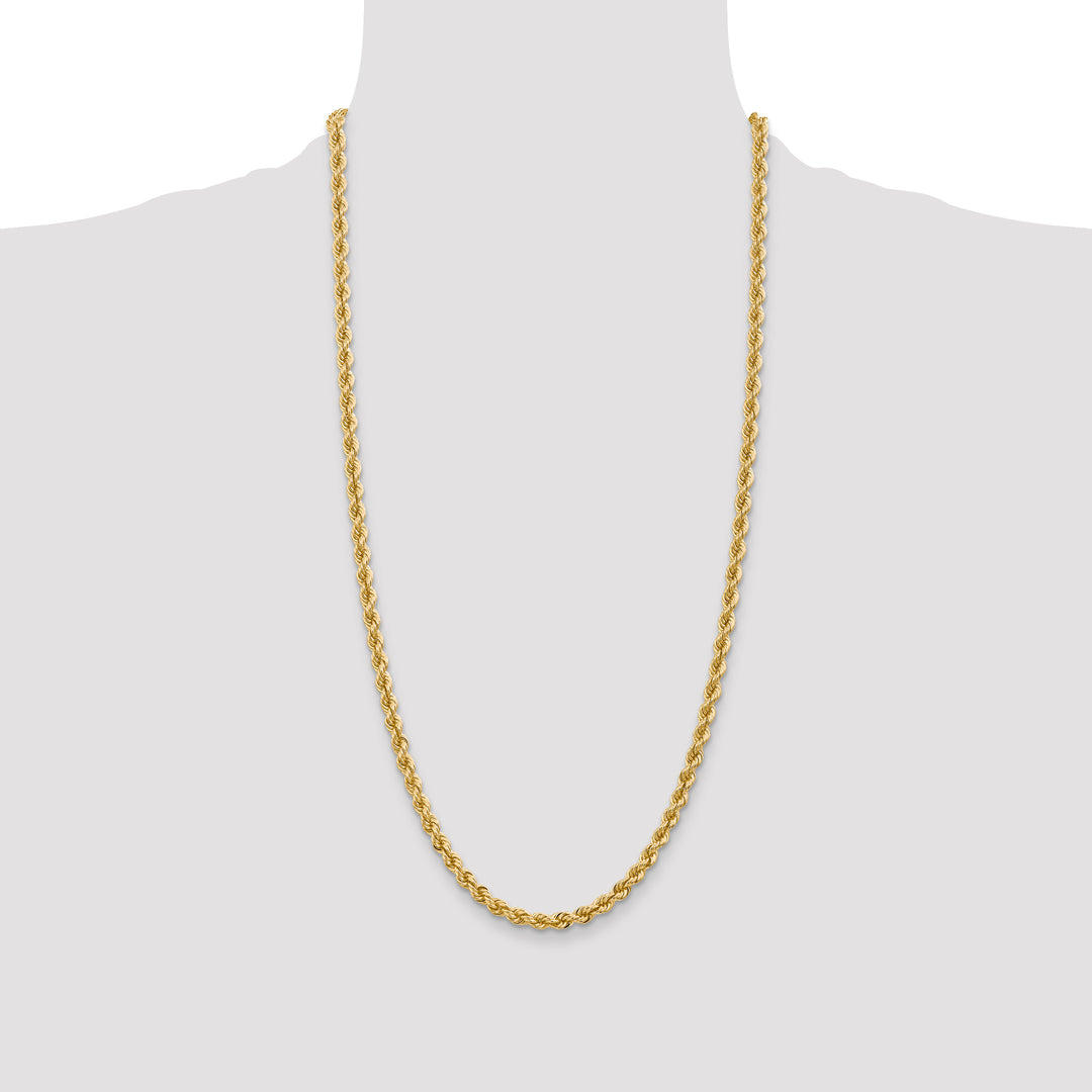 14k 5.0mm Solid Rope Chain