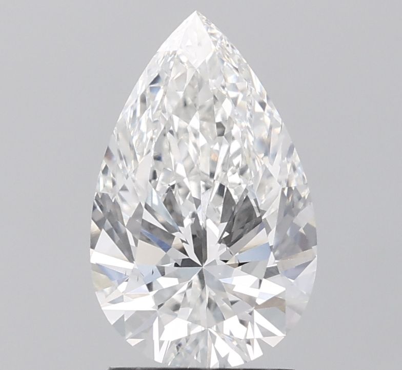 2.00 Carat E-VS1 Pear Lab Diamond