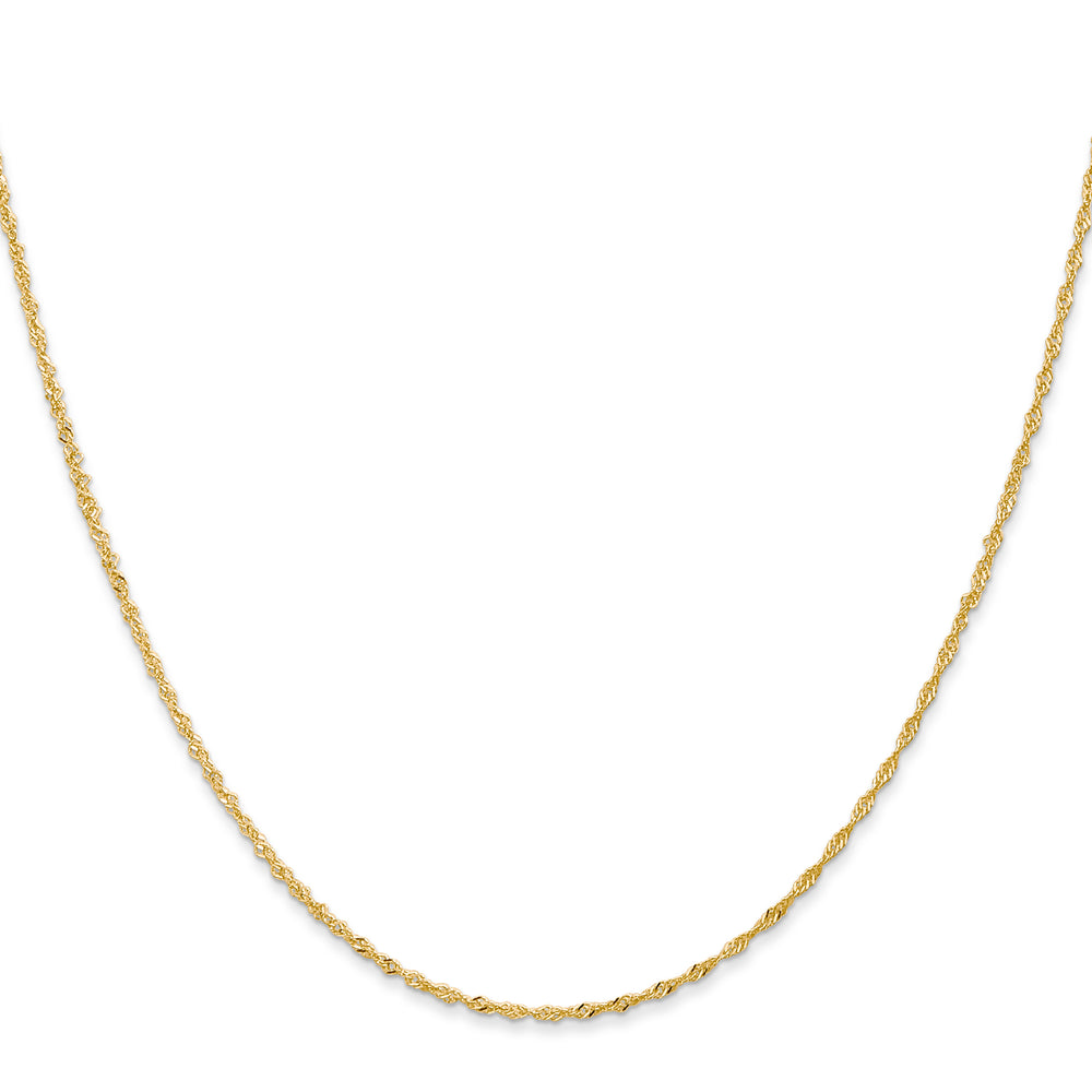 18K Leslies 1.1mm Singapore Chain