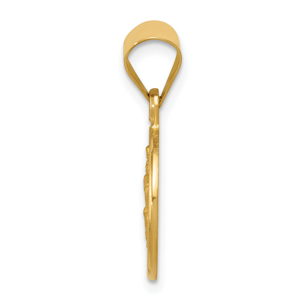 18k Saint Christopher Medal Pendant