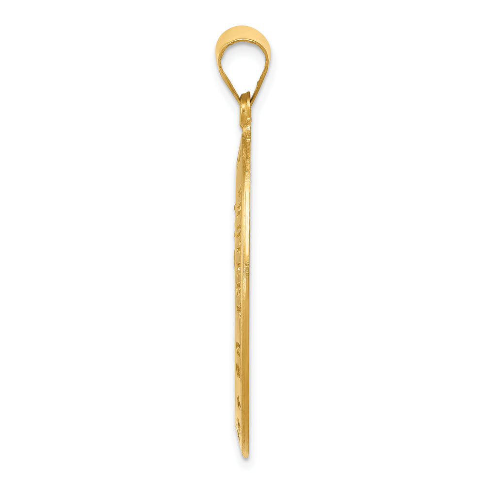 18k Saint Christopher Medal Pendant