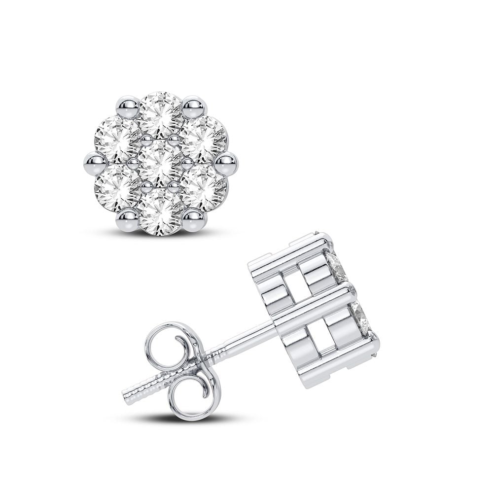 Exquisite 10K 0.36CT Diamond Earring