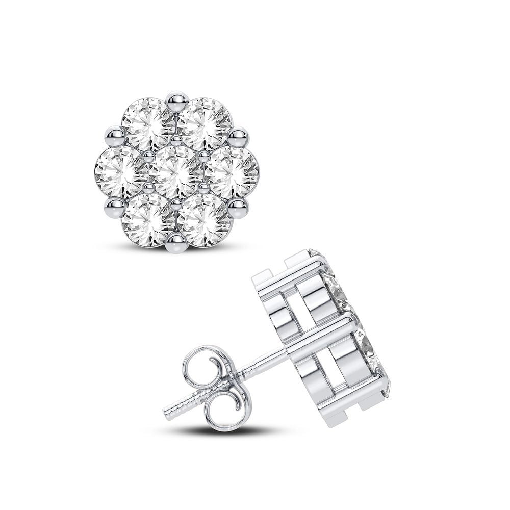 Elegant 14K 1.50CT Diamond Earring