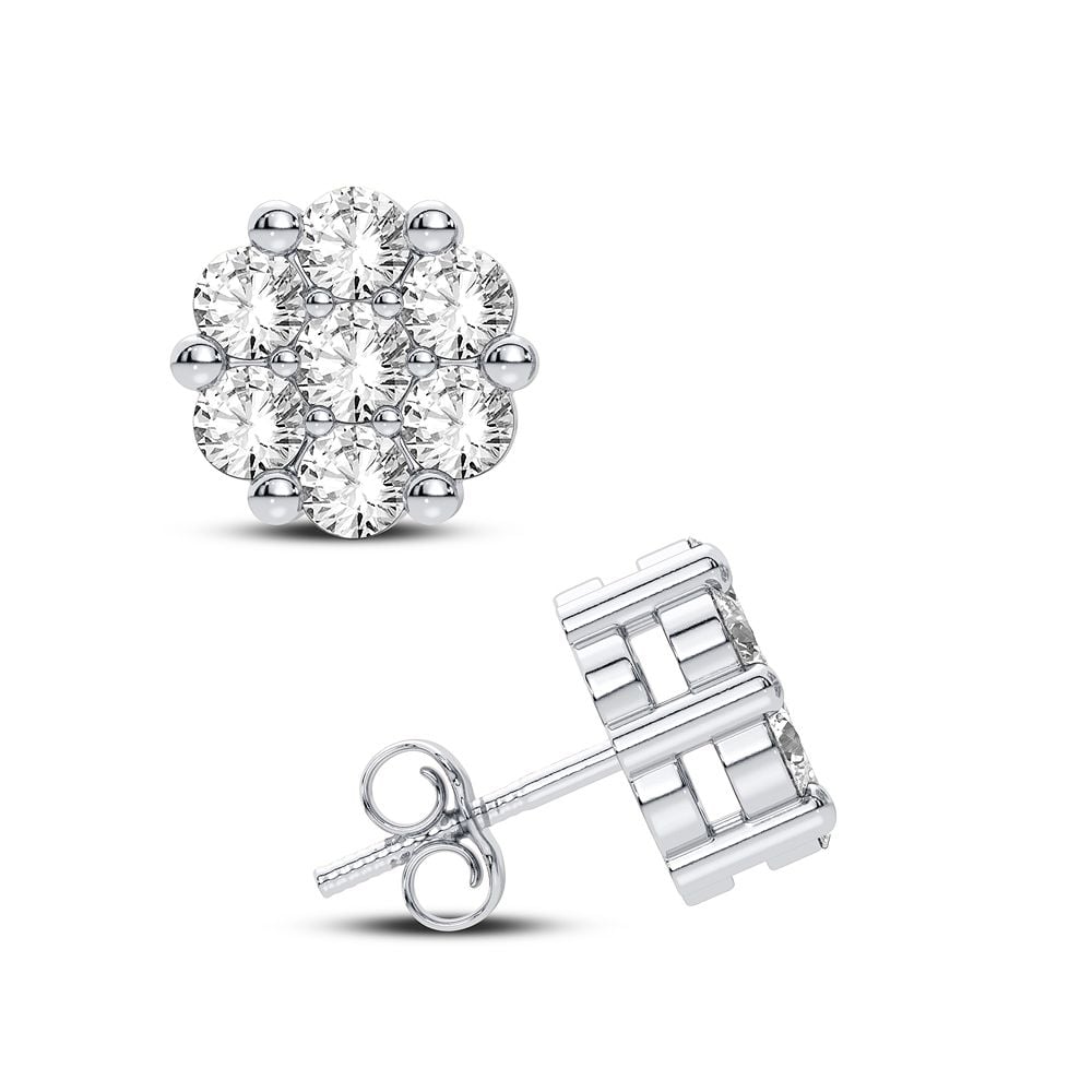 Dazzling 14K 0.75CT Diamond Earring