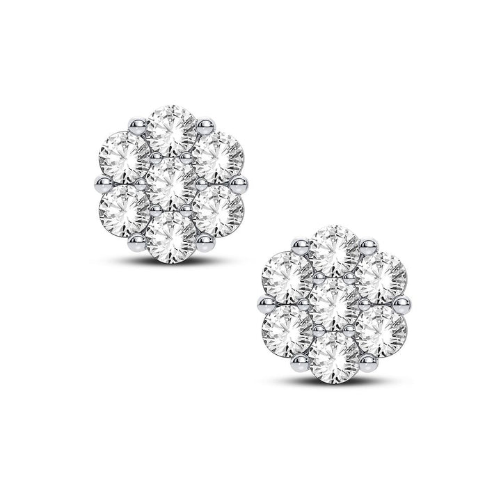 14K 2.00CT Diamond Earring