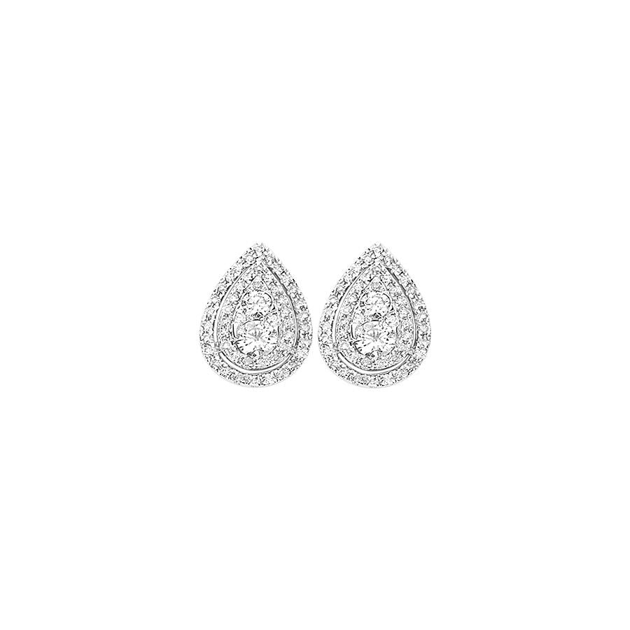 Dazzling 14K  0.75CT  Diamond  Earring