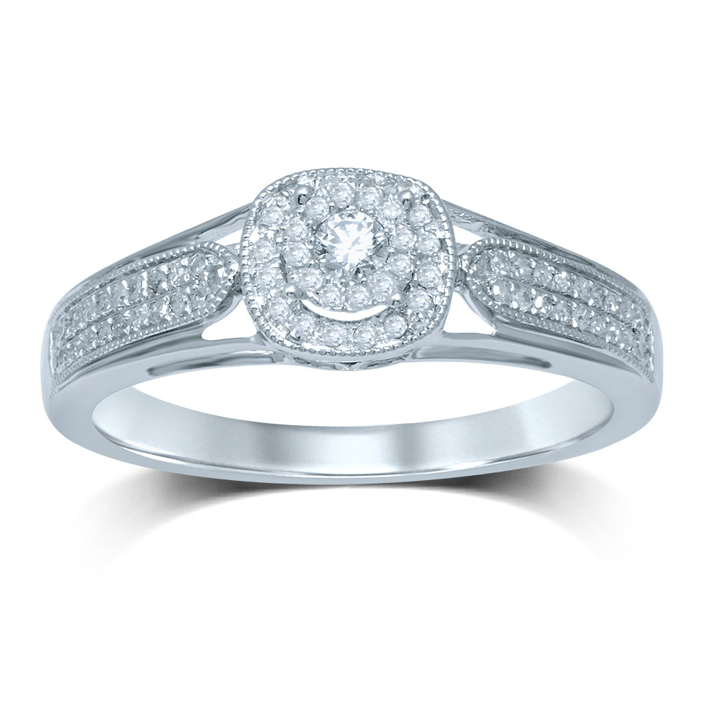 Elegant 14K  0.27CT  Diamond  RING