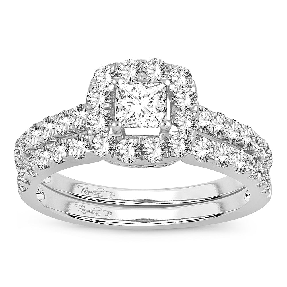 Gorgeous 14K 1.42CT DIAMOND BRIDAL RING