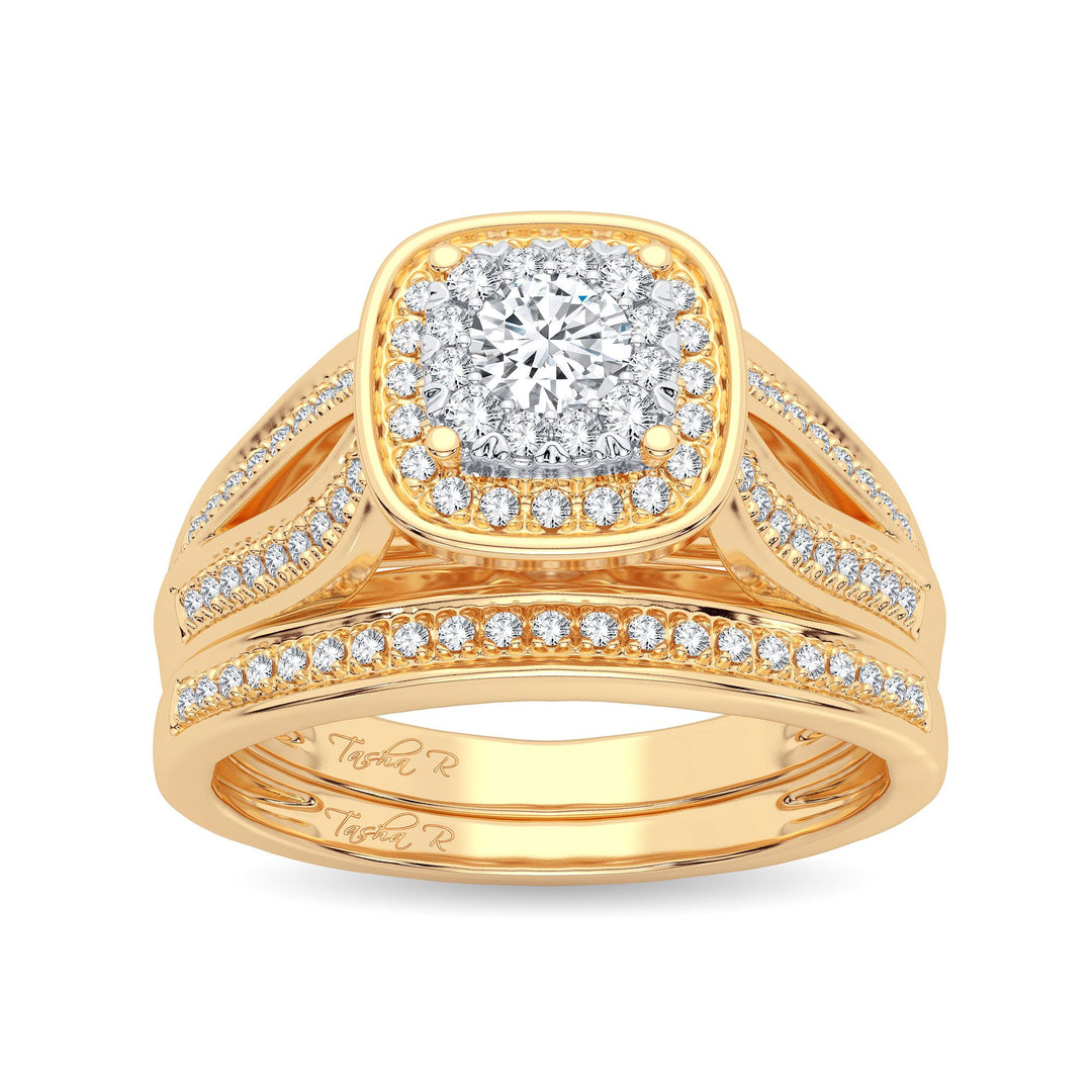 Magnifcnet 14K 0.40CT DIAMOND BRIDAL RING