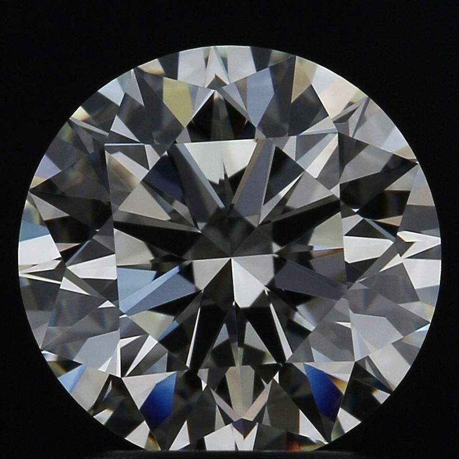 2.05 Carat K-IF Round Cut Diamond
