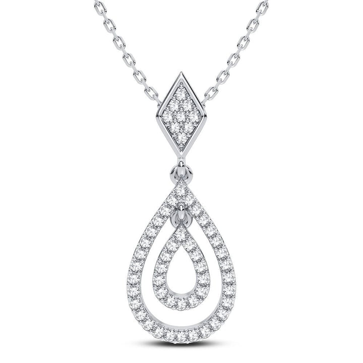14K 0.19CT DIAMOND PENDANT