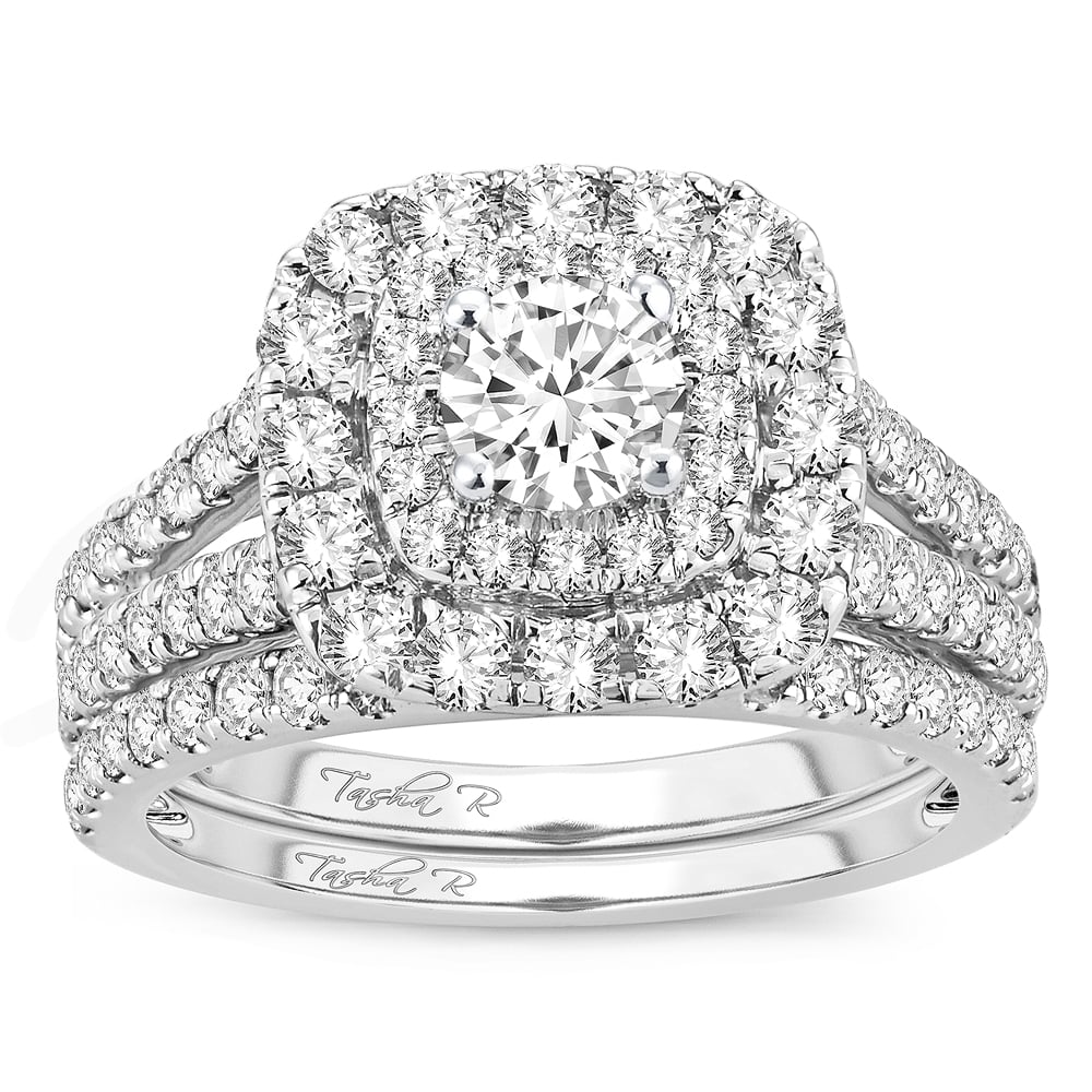 Exquisite 14K 2.00CT Diamond BRIDAL RING