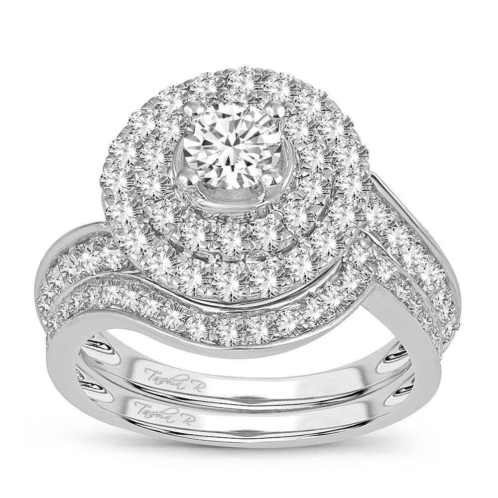 Magnifcnet 14K  2.00CT  Diamond  BRIDAL  RING