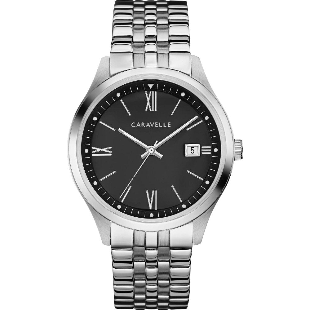 Caravelle Stainless Steel Classic CAR Mens Watch