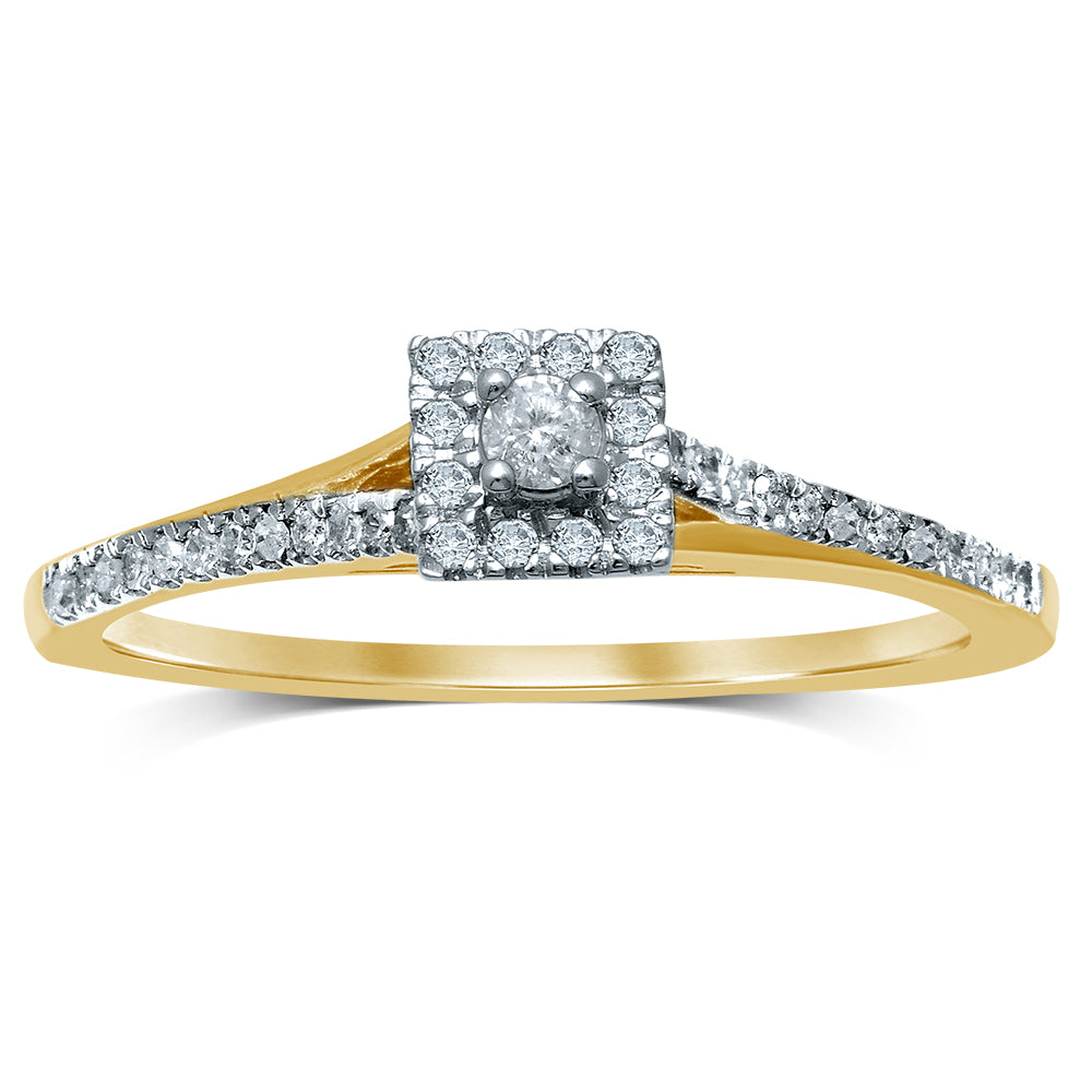 Beautiful 14K 0.20CT Diamond RING