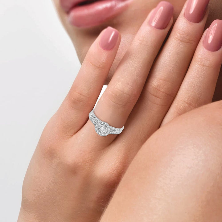 14K 0.33ct  Diamond Bridal Ring