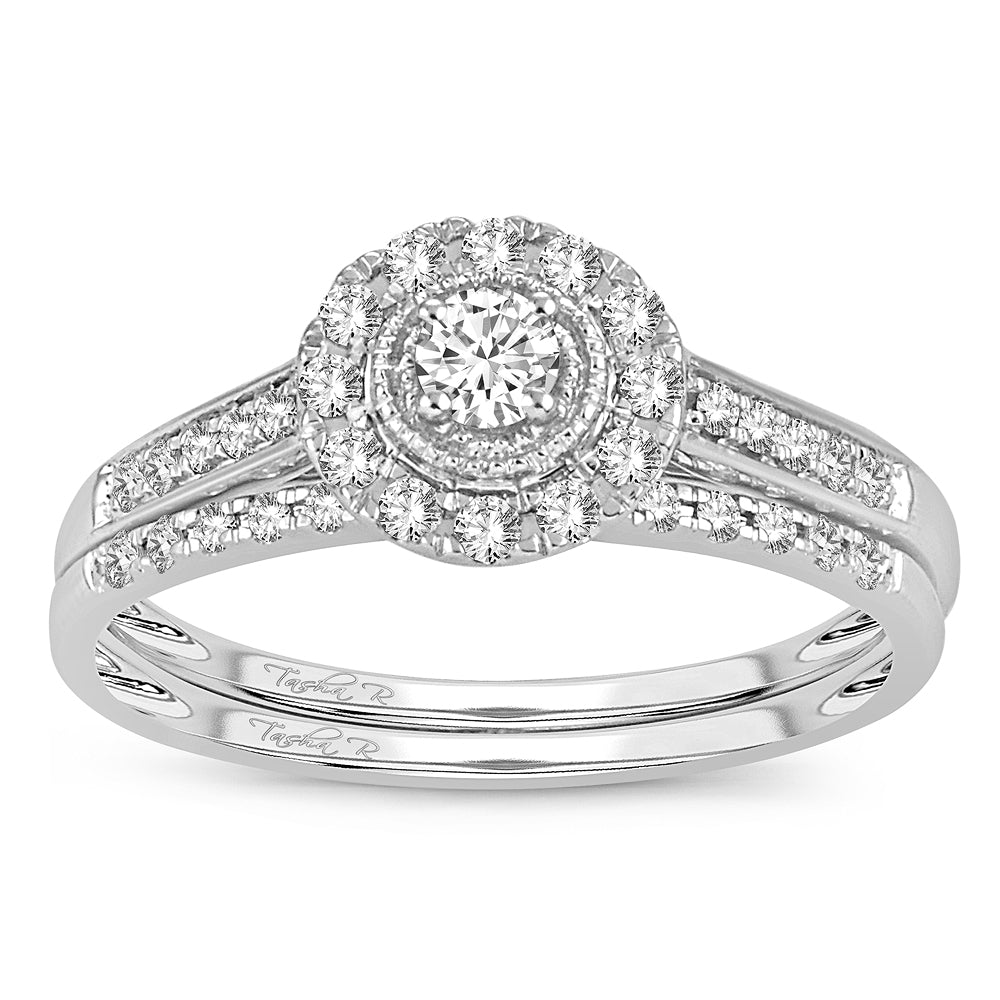 Beautiful 14K 0.33ct  Diamond Bridal Ring