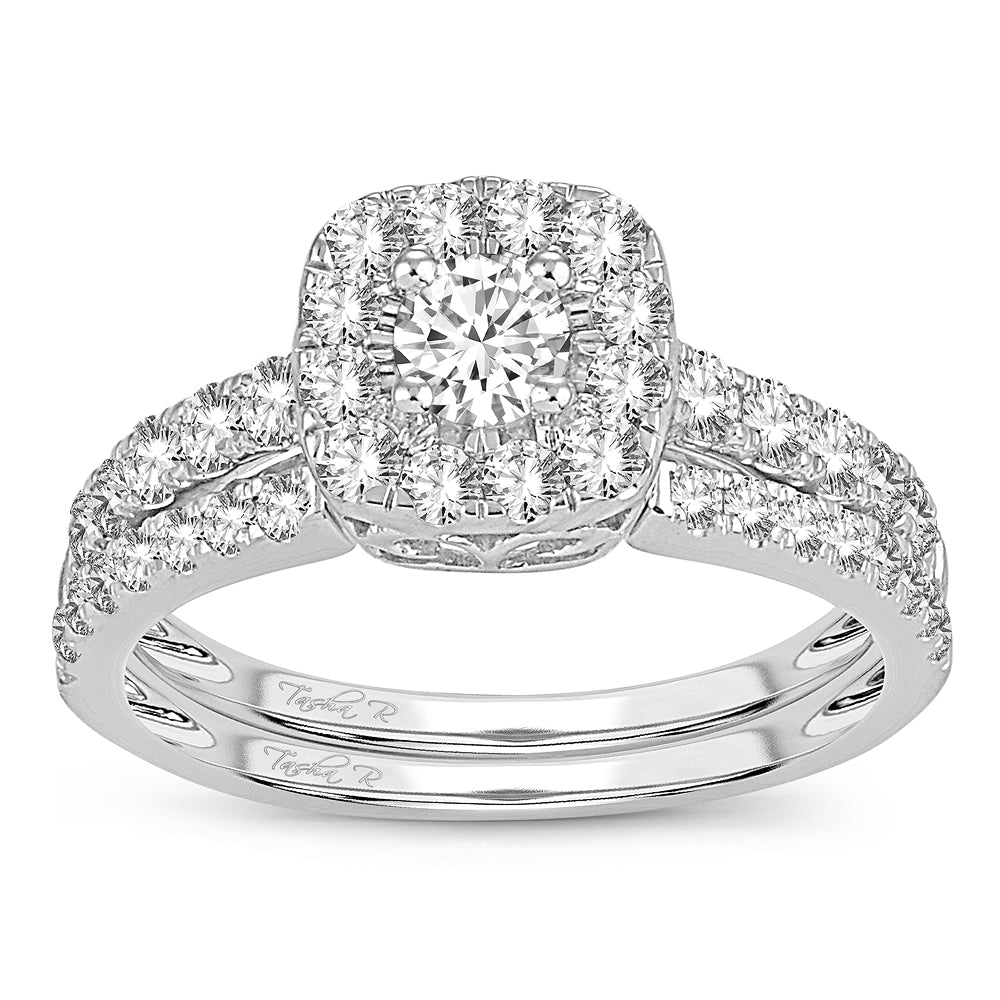 Beautiful 14K 1.00CT DIAMOND BRIDAL RING