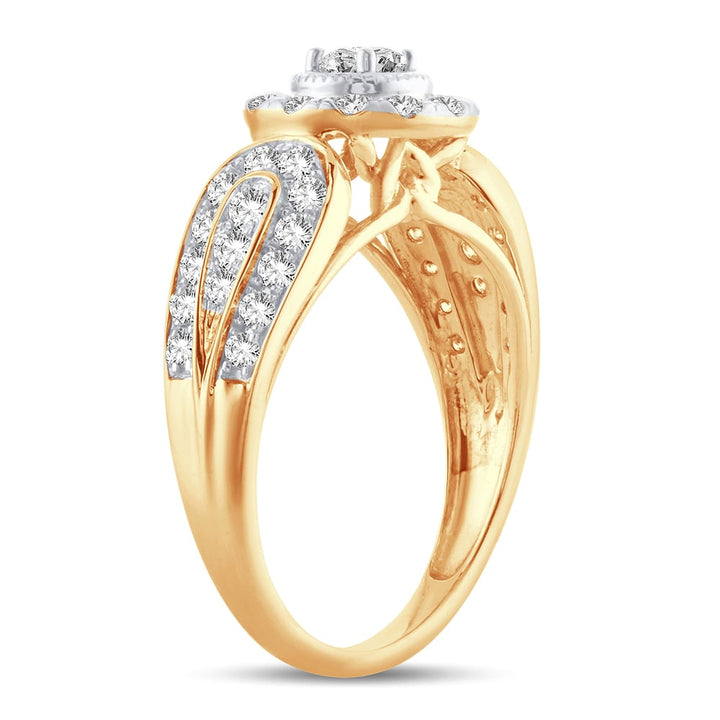 14K 1.00CT Diamond Engagement Ring