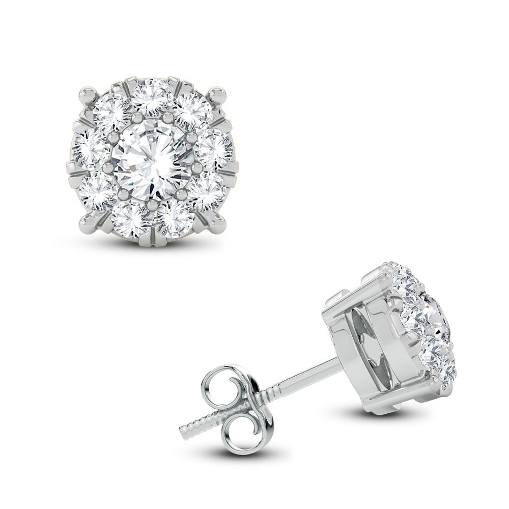 Exquisite 14K 0.25CT Diamond Earring