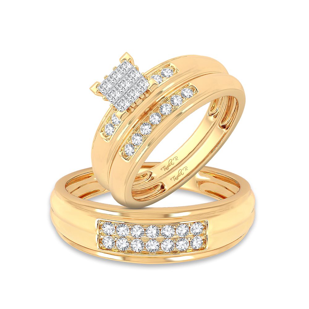 Gorgeous 14K 0.50ct Diamond Trio Set