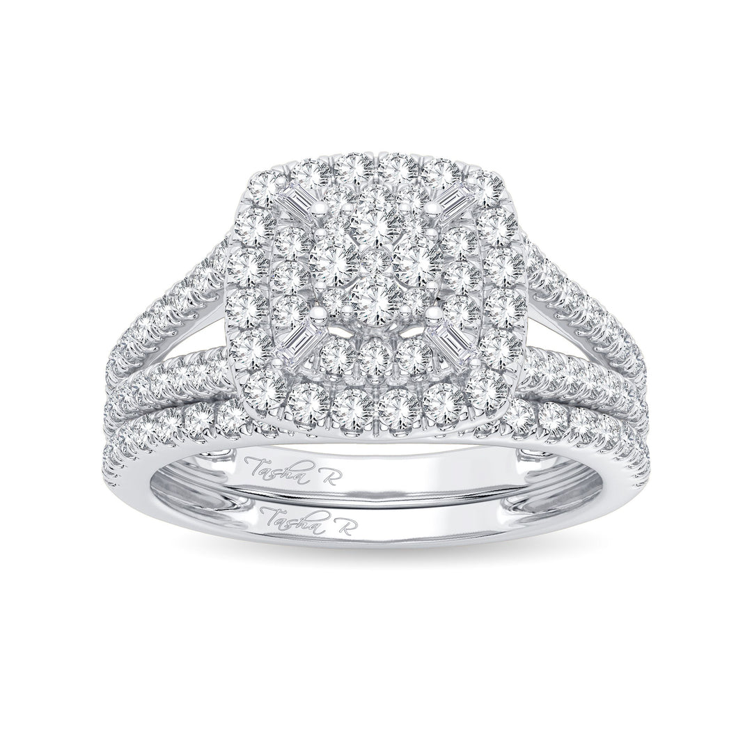 Exquisite 14K 0.75CT Diamond Bridal Ring