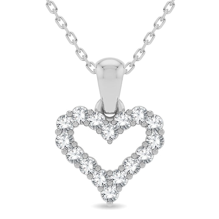 14K 0.25CT Diamond Pendant