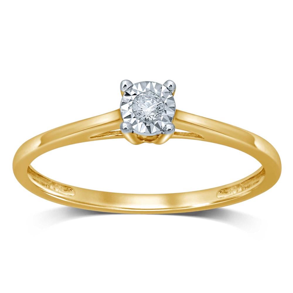 Magnifcnet 14K 0.05CT Diamond RING