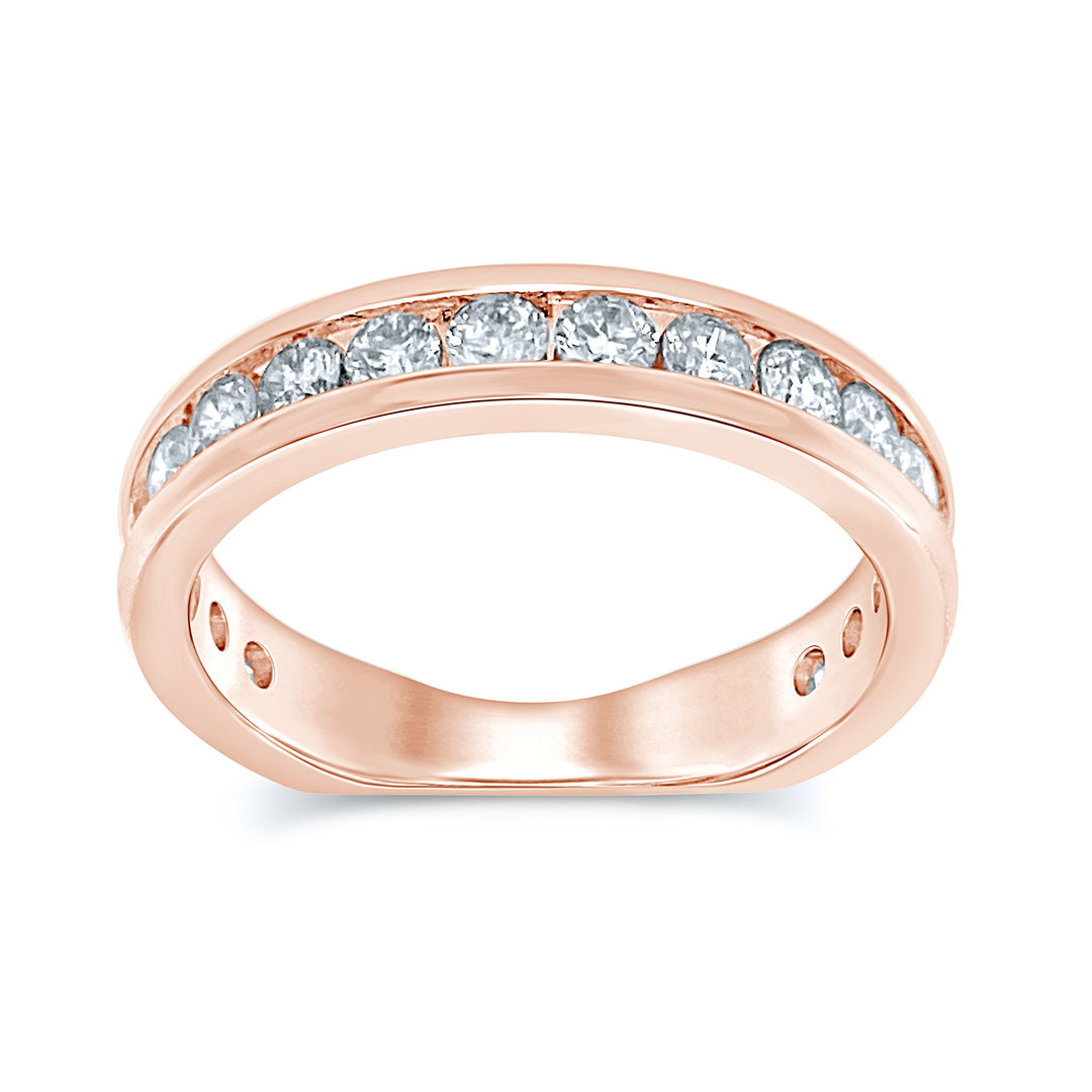 Dazzling 14K 0.33CT Diamond Band (18 Diamond Stones)