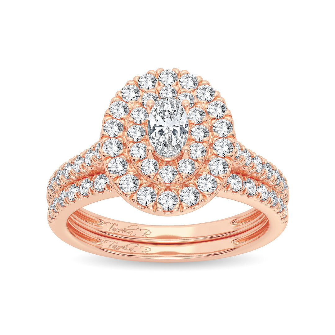 Beautiful 14K 1.00CT Diamond Bridal Ring