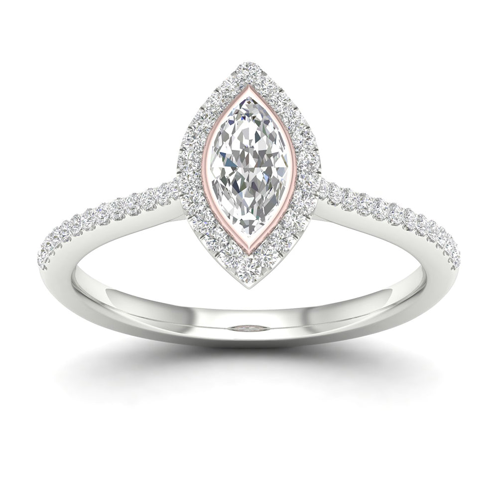Dazzling 14K 0.33CT Diamond RING