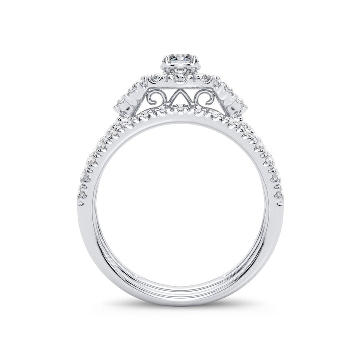 14K 1.00ct Diamond Bridal Ring
