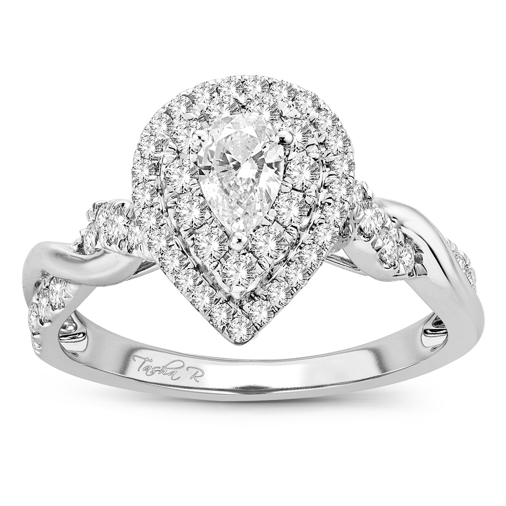 Magnifcnet 14K 1.00ct Engagement Ring