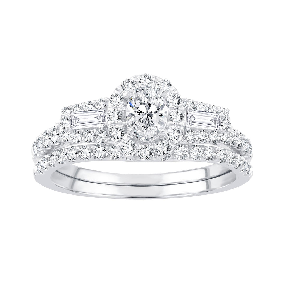 Dazzling 14K 1.00CT Diamond BRIDAL RING
