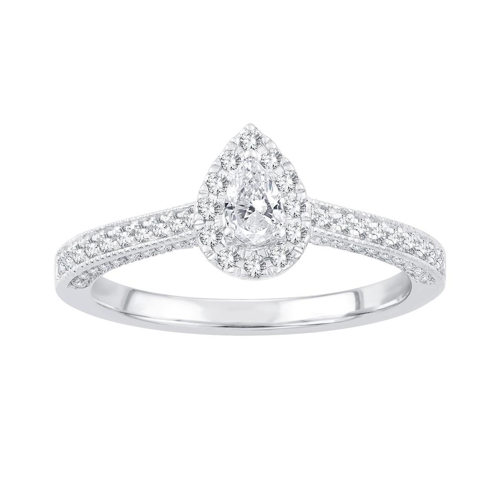 Gorgeous 14K 0.50ct Diamond Engagement Ring