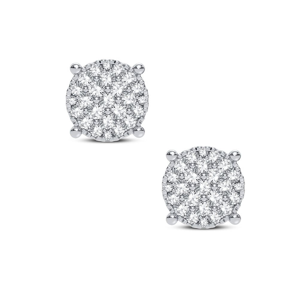 Exquisite 14K 0.53CT DIAMOND EARRING
