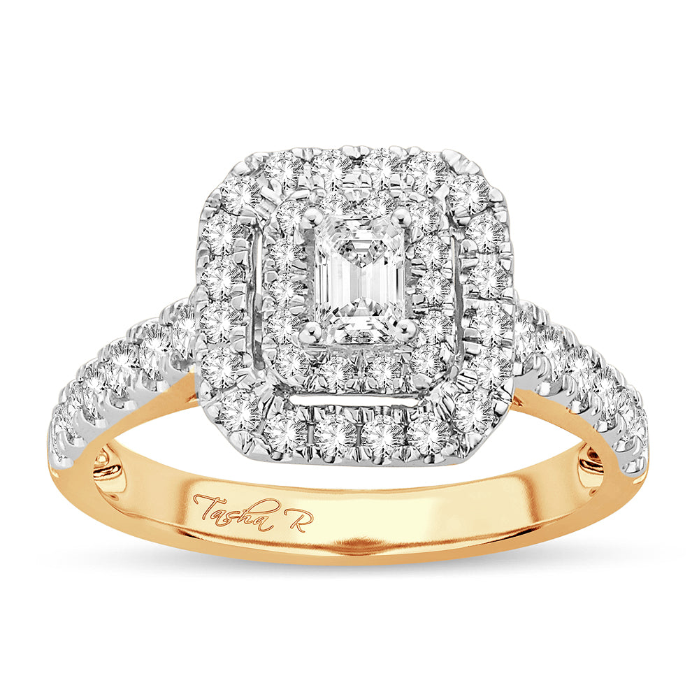 Magnifcnet 14k 1.00ct Engagement Ring