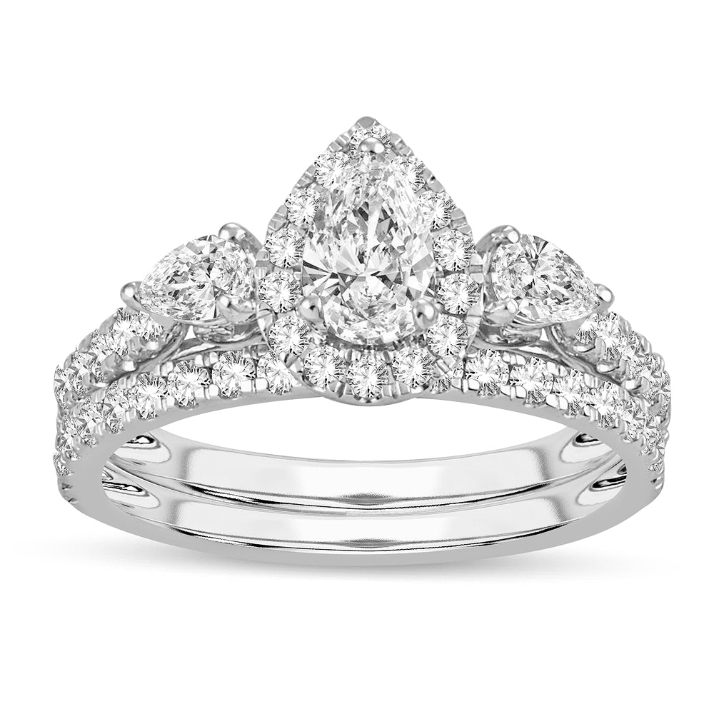 Exquisite 14K 1.50CT DIM BRIDAL RING