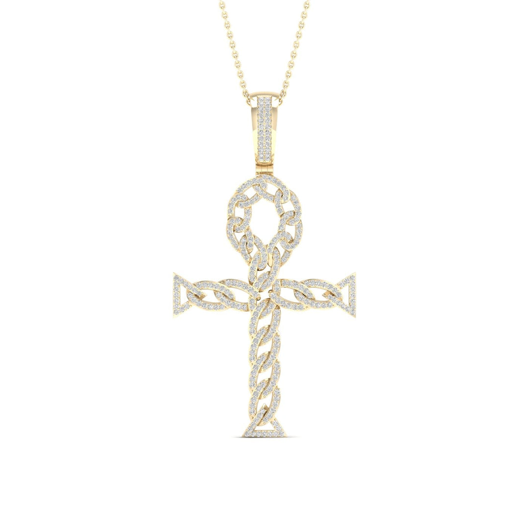 10K 0.70CT Diamond Pendant