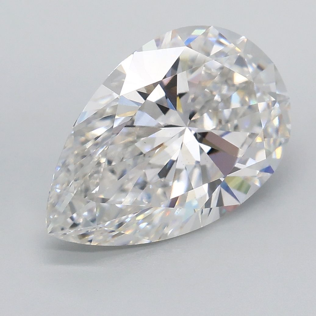 3.04 Carat E-VS1 Pear Lab Diamond