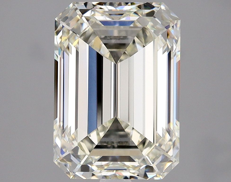 3.02 Carat K-VVS1 Emerald Cut Diamond
